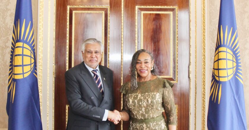 Deputy Prime Minister Ishaq Dar Meets Commonwealth Secretary-General in London