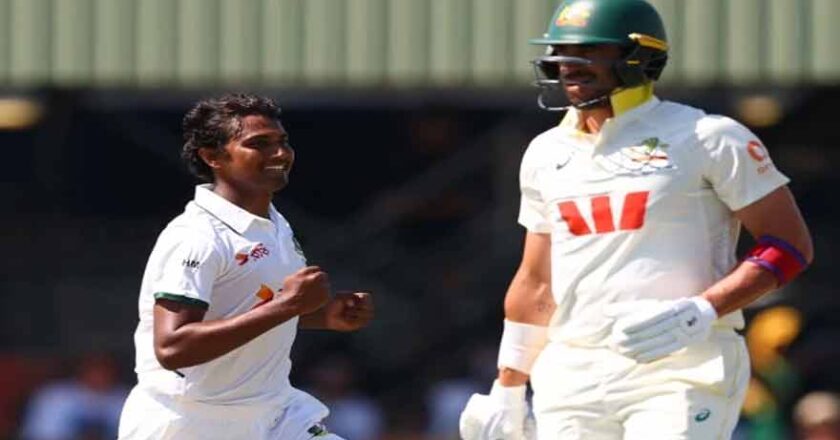 Hasan Mahmud’s Six-Wicket Haul Bowls Australia Out for 198