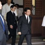 Japan Defence Minister Visits Controversial Yasukuni Shrine on WWII Surrender Anniversary