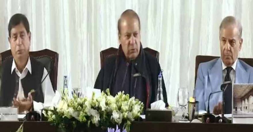 نواز شریف کا آزاد کشمیر کو پنجاب کی طرز پر ترقی دینے کا عزم، کابینہ میں میرٹ پر زور