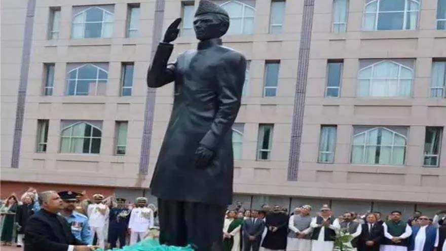 Quaid-i-Azam Statue Unveiled at Pakistan Embassy in Washington