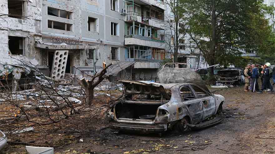 Russian Missile and Drone Barrage Kills at Least 16 in Kyiv Region