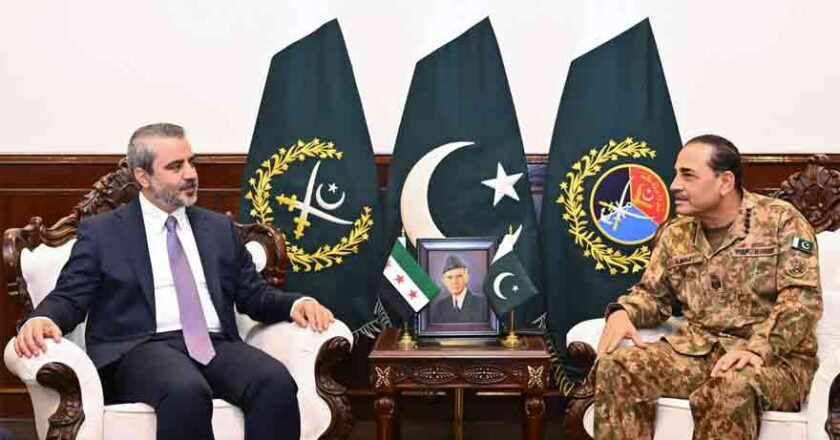 پاکستان اور شام کا دفاعی و سیکیورٹی تعاون مزید مضبوط بنانے پر اتفاق