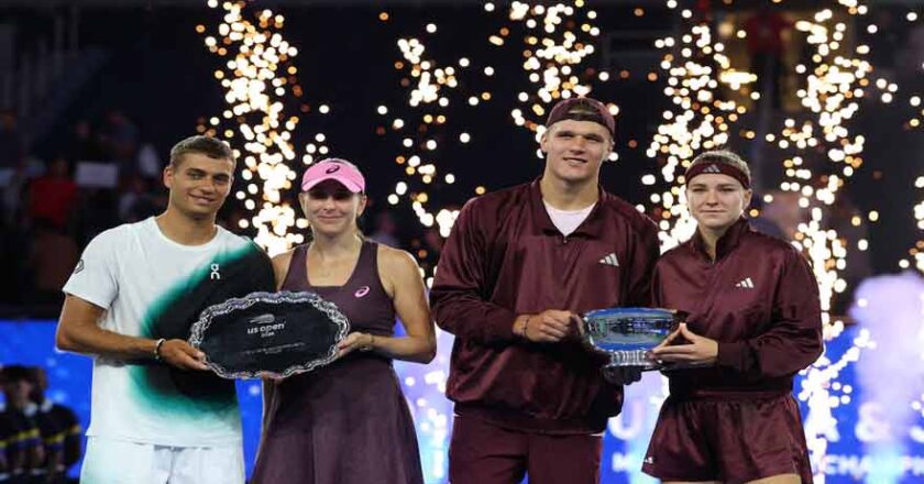 Muchova and Mensik Win US Open Mixed Doubles Title