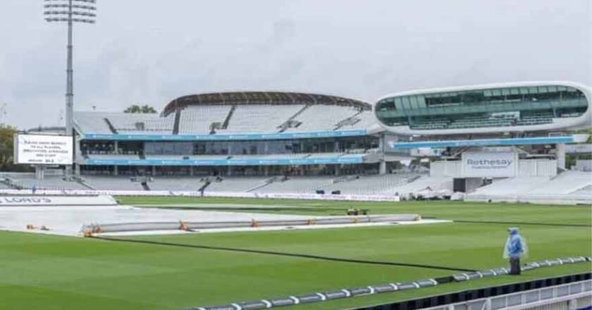 Rain Delays Start of Third Day in Pakistan-England Lord’s Test