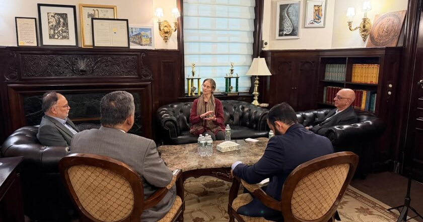 وفاقی وزیر احسن اقبال کی ٹیکنالوجی ماہر اور آکسفورڈ یونیورسٹی کی پروفیسر سے ملاقاتیں، پاکستان کے ڈیجیٹل اور ترقیاتی ایجنڈے پر تبادلہ خیال