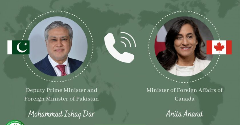 Pakistan, Canada Discuss Regional Situation, Makkah Joint Defence Agreement