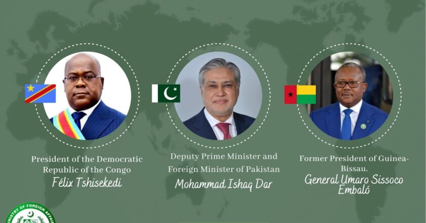 Ishaq Dar Briefs DRC President, Former Guinea-Bissau President on Makkah Defence Agreement