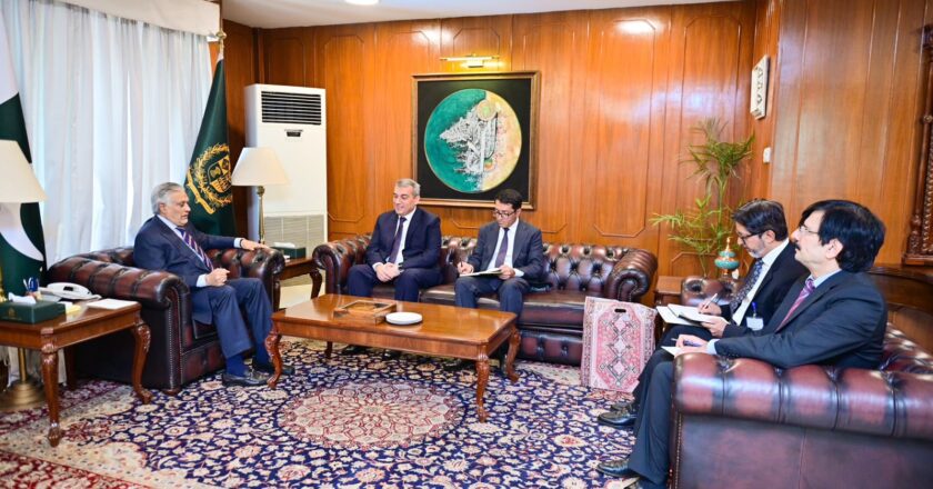 Ishaq Dar Receives Azerbaijan Ambassador for Farewell Call