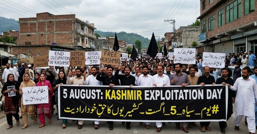 Kashmir Exploitation Day Observed to Mark Seven Years Since India’s August 5, 2019 Actions