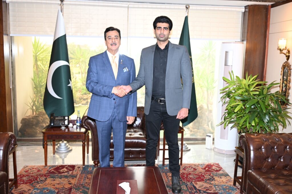 Chairman Senate Meets International Wrestler Ather Zahid, Lauds Role of Sports in Promoting Pakistan’s Image