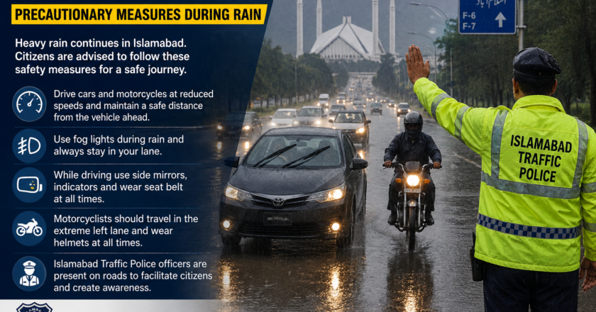 Traffic Advisory: Precautionary Measures During Rain