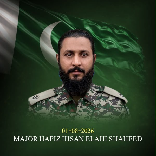 Major Hafiz Ihsan Elahi Embraces Martyrdom as Security Forces Eliminate Five Terrorists in North Waziristan