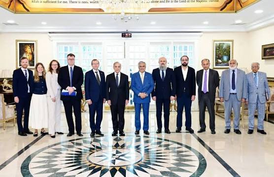 ناروے کے وزیر خارجہ کی وزیراعظم شہباز شریف سے ملاقات، دوطرفہ تعلقات اور سرمایہ کاری پر گفتگو