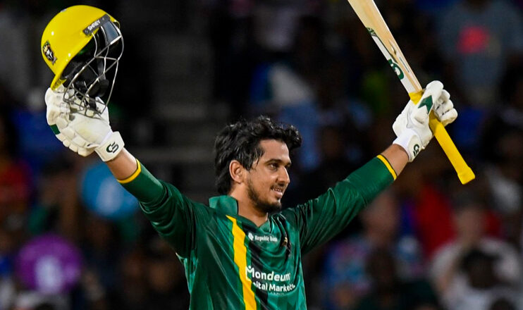 Saim Ayub Hits Maiden T20 Century as Jamaica Kingsmen Beat Patriots