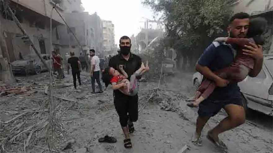 غزہ میں اسرائیلی حملوں اور فائرنگ سے 3 بچوں سمیت 4 فلسطینی جاں بحق