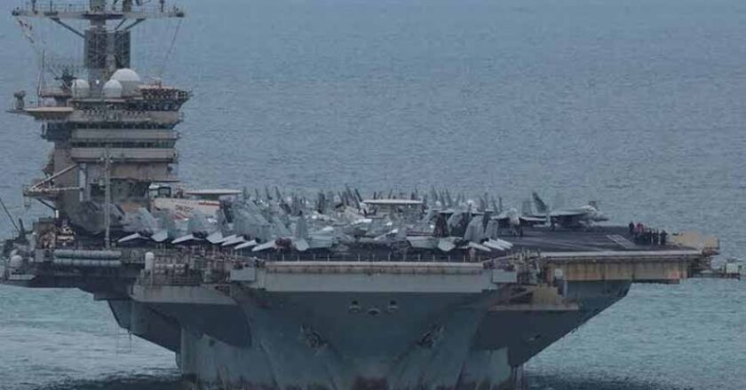 US Aircraft Carrier Abraham Lincoln Departs Thailand After Five-Day Visit