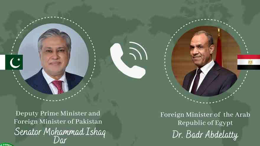 Dar, Egyptian FM Discuss Regional Developments Amid US-Iran Tensions: