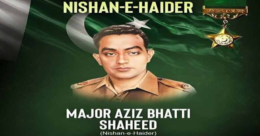 میجر عزیز بھٹی شہید کی 61ویں برسی آج منائی جا رہی ہے