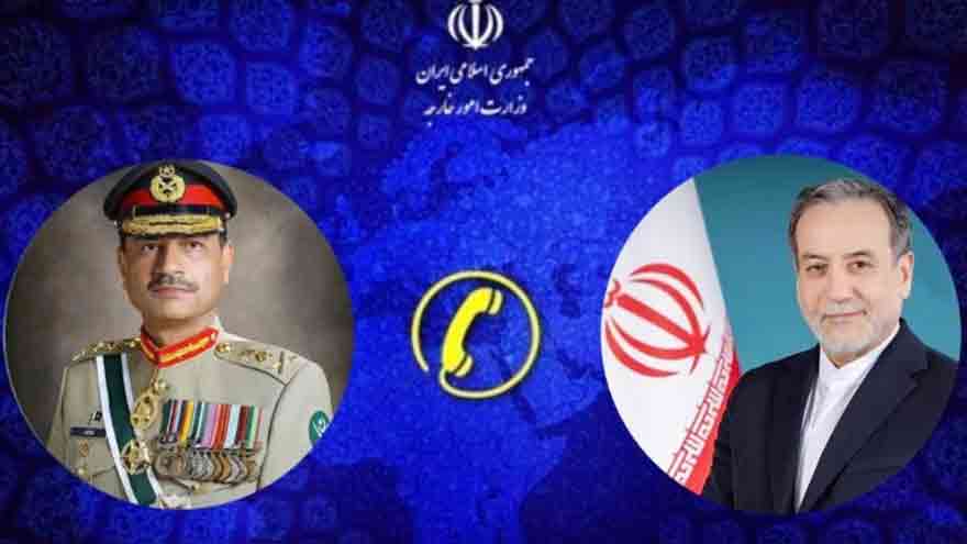Field Marshal Asim Munir, Iranian FM Araghchi Discuss Regional Situation