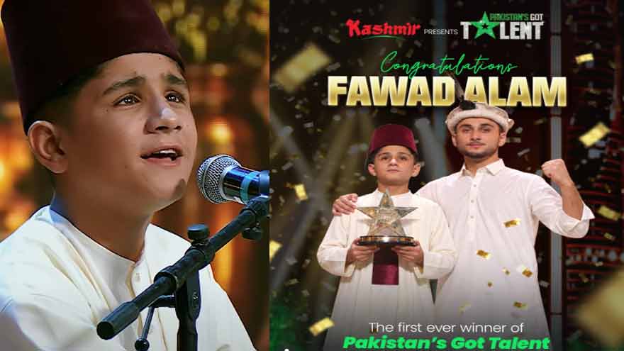 Blind Artist Fawad Alam Wins First Season of Pakistan’s Got Talent