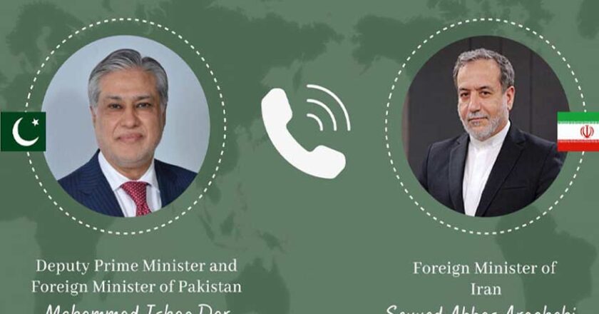 Dar, Araghchi Discuss Regional Situation, Stress Safe Maritime Passage