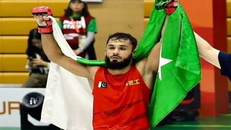 Asim Khan Wins Pakistan’s First Medal at Asian Games 2026