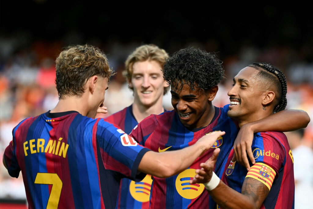 Lamine Yamal Scores Twice as Barcelona Thrash Valencia 5-0