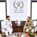 Indonesian Navy Chief Calls on Field Marshal Asim Munir at GHQ
