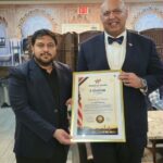 Pakistani Journalist Kamran Raja Honoured in US for Outstanding Journalistic Services