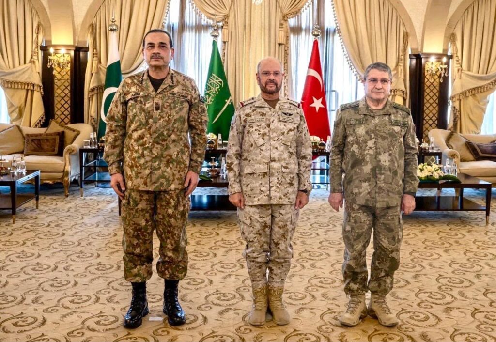 Saudi Arabia, Pakistan and Türkiye Reaffirm Collective Defence Commitment in Riyadh: ISPR