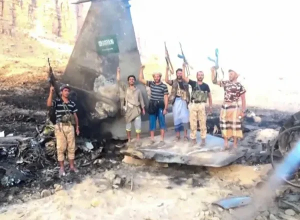Houthis claim to have shot down Saudi F-15 fighter jet, release footage of wreckage