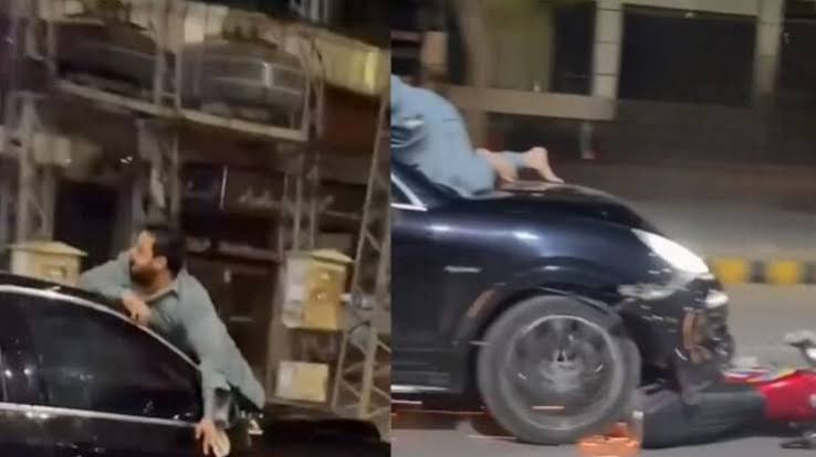 Traffic Police Register Case Over Car Dragging Motorcyclist and Citizen on Murree Road