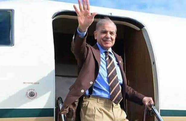 PM Shehbaz Departs for UK on Two-Day Visit Ahead of US Trip