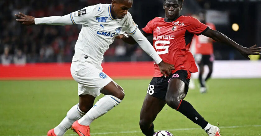Rennes Beat Marseille to Seize Top Spot in Ligue 1
