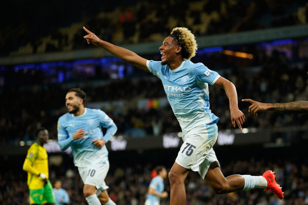 Samba Stars on Debut as Manchester City Rout Norwich