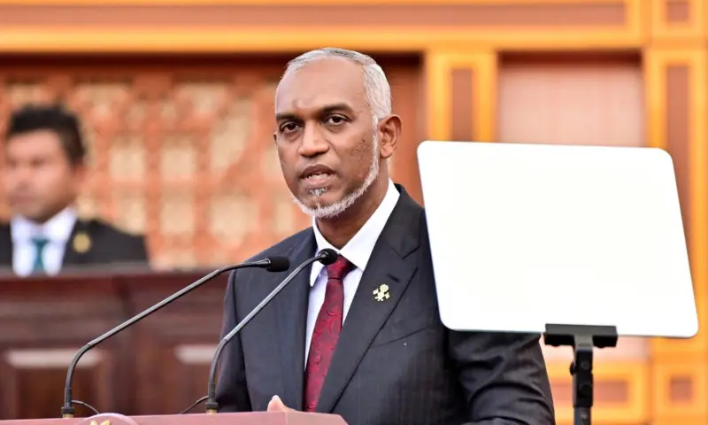 Maldives President Arrives in Pakistan for Three-Day Visit