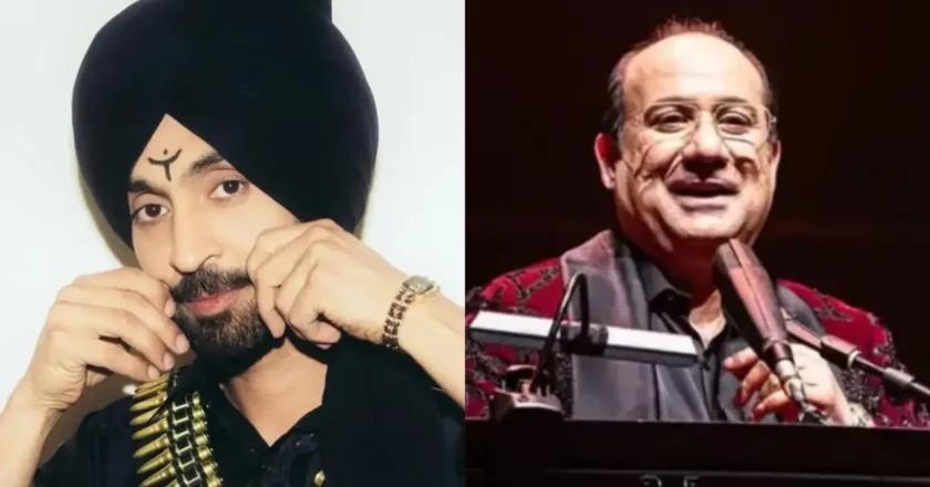 راحت فتح علی خان کی دلجیت دوسانجھ کی قوالی ’سانسوں کی مالا پہ‘ کی پرفارمنس پر تعریف