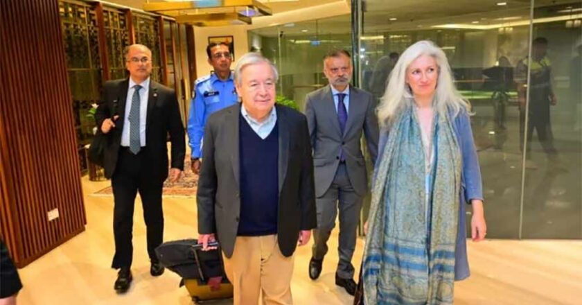 اقوام متحدہ کے سیکریٹری جنرل انتونیو گوتریس تین روزہ دورے پر اسلام آباد پہنچ گئے