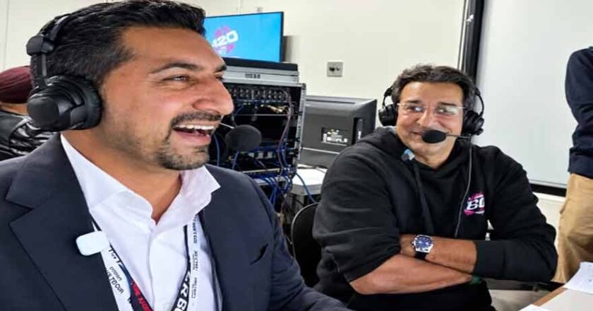 کینیڈا سپر 60 کے فائنل میں وسیم اکرم کی پنجابی کمنٹری نے مداحوں کو حیران کر دیا