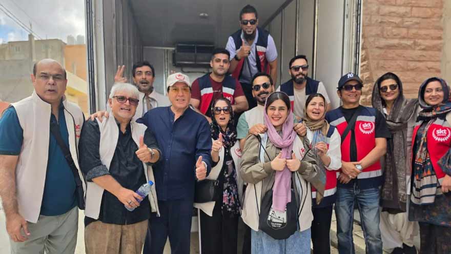 Pakistani Actors Join Welfare Mission in Jordan to Support Displaced Palestinian Families