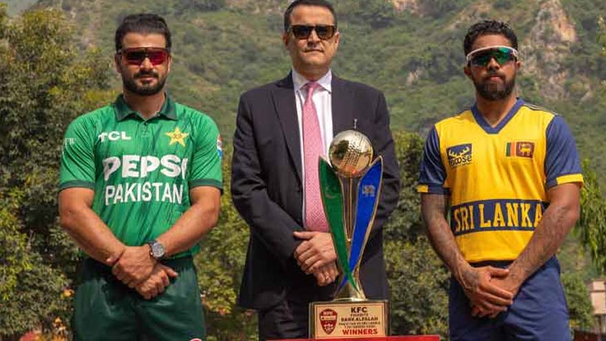 Pakistan, Sri Lanka Unveil T20I Series Trophy in Rawalpindi Ahead of Opening Match