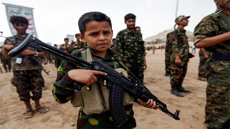 Saudi Human Rights Group Urges UN Action to End Houthi Recruitment of Children