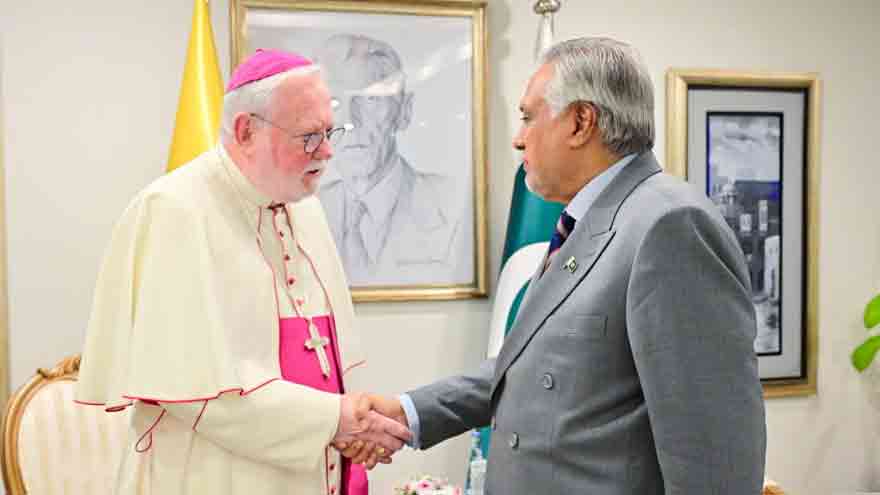 Archbishop Gallagher Praises Pakistan’s Role in Promoting Regional Peace