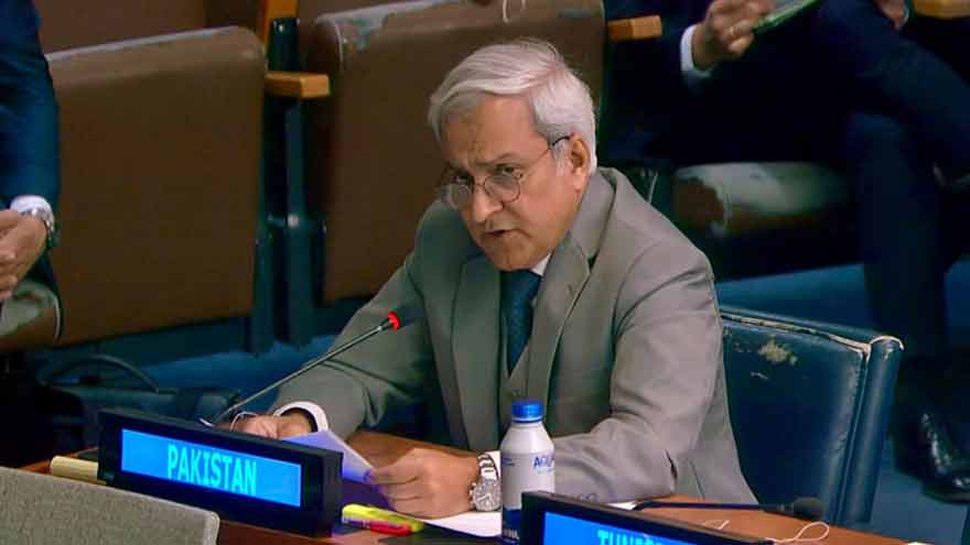 Pakistan Urges UN to Prevent Regional Arms Race, Calls for Dialogue on Kashmir