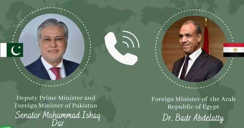 Pakistan, Egypt Stress Dialogue and Diplomacy to Resolve Regional Issues