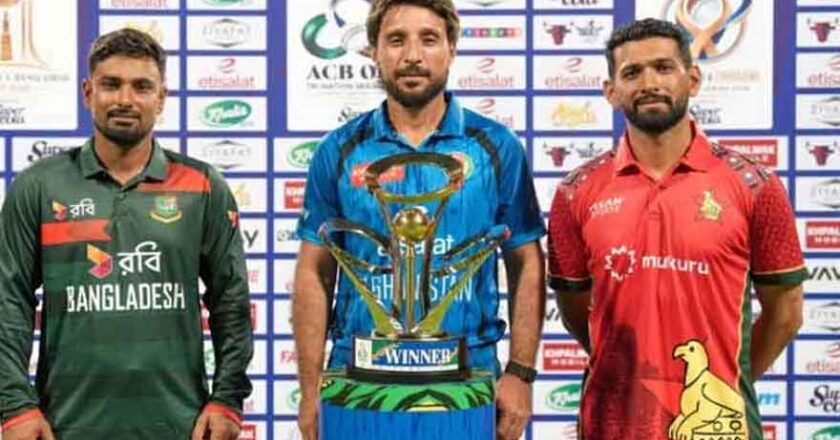 افغانستان، بنگلہ دیش اور زمبابوے کے درمیان ون ڈے سہ ملکی سیریز آج ابوظہبی میں شروع ہوگی