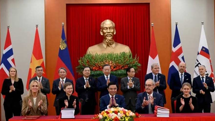 Vietnam Signs Free-Trade Agreement with Norway, Switzerland and Other European Countries