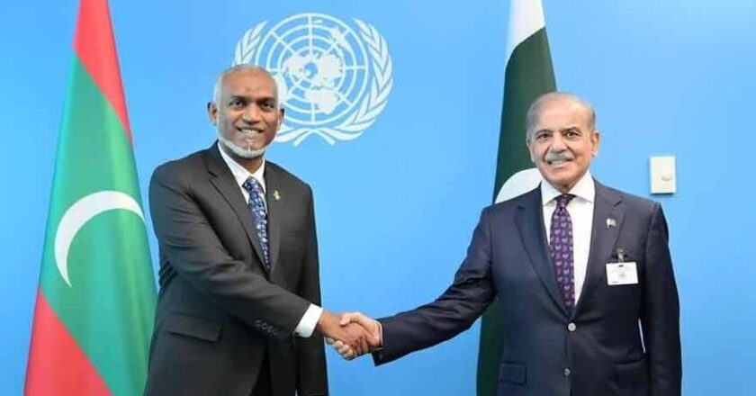 مالدیپ کے صدر 20 سے 22 اکتوبر تک پاکستان کے تین روزہ سرکاری دورے پر آئیں گے