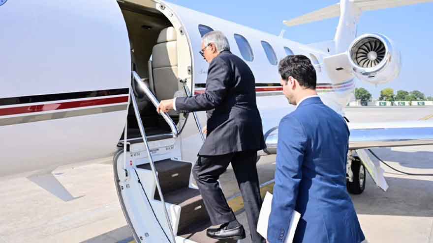 Ishaq Dar Departs for Dushanbe to Attend SCO Council of Heads of Government Meeting